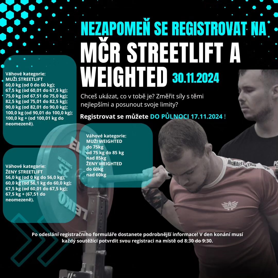 Mistrovství ČR streetlift a weighted